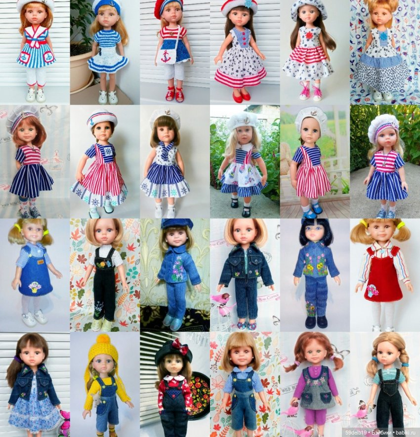 Вяжу и шью для кукол, куклы паола рейна, куклы ГОТЦ