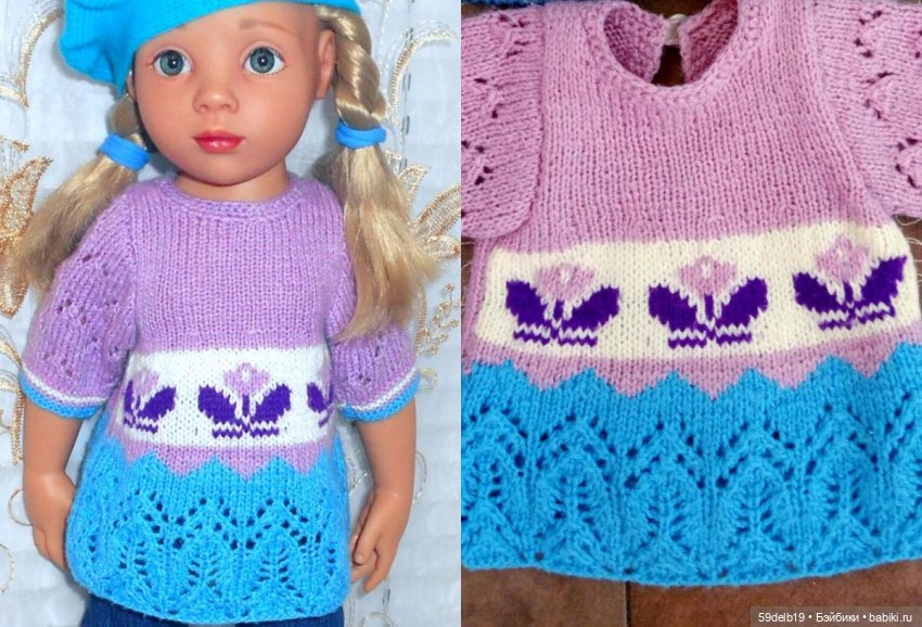 Одеваю разных кукол, шью, вяжу, спицами и крючком