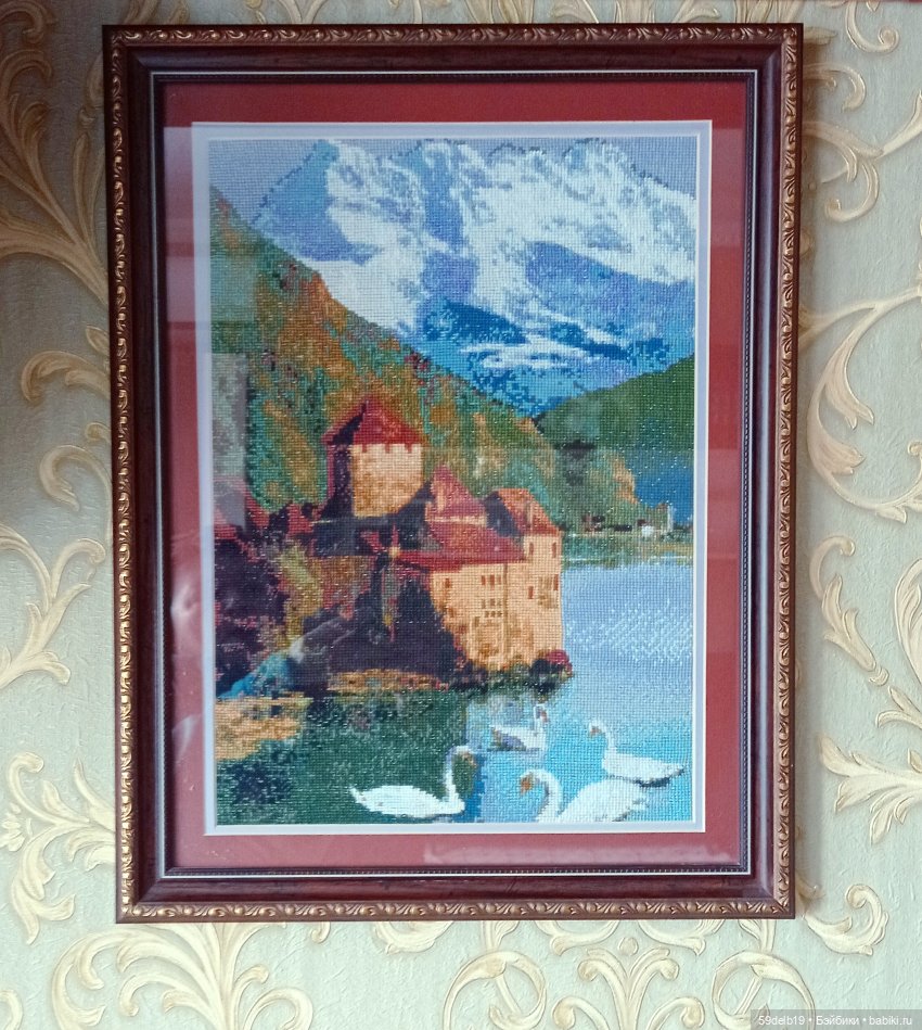 Картины счётным крестом мулине
