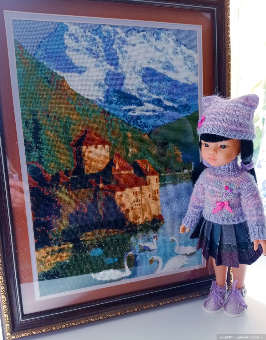 Картины счетным крестом мулине