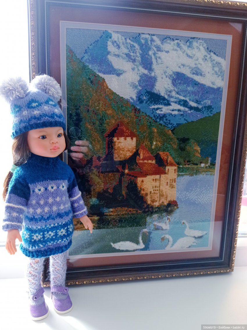 Картины счетным крестом мулине