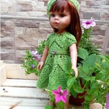 Платье цвета лета для куколки паола рейна