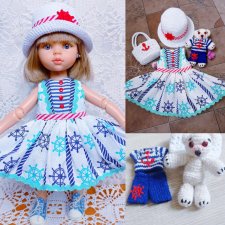 Костюм "Морячка" с вязаной игрушкой Костюм "Морячка" с вязаной игрушкой