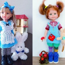 Кукольный гардероб:одежда в стиле сказочных персонажей - продолжение