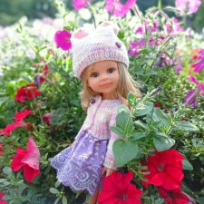 Ангелинка и осенние цветы