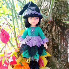 Новый наряд "Ведьмочка" для кукол паола рейна