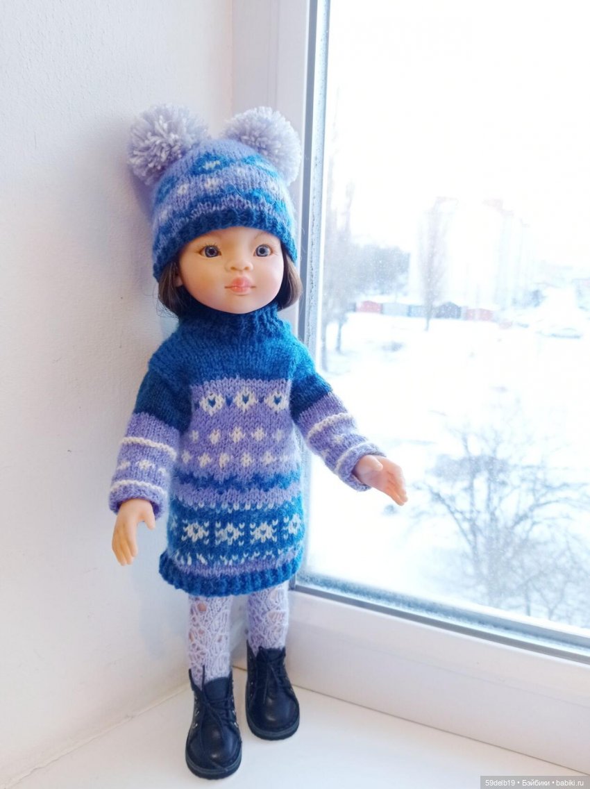 Ещё один тёплый комплект с жаккардом для паолочек | Бэйбики Ещё один тёплый комплект с жаккардом для паолочек (фото 4)