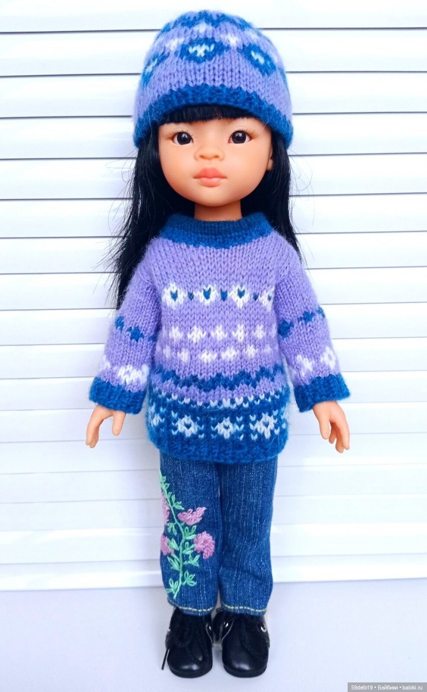 Ещё один тёплый комплект с жаккардом для паолочек | Бэйбики Ещё один тёплый комплект с жаккардом для паолочек