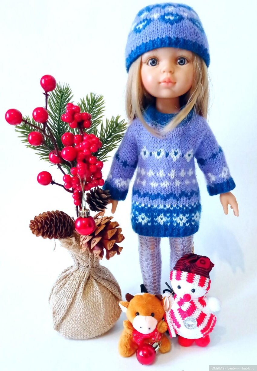 Ещё один тёплый комплект с жаккардом для паолочек | Бэйбики Ещё один тёплый комплект с жаккардом для паолочек (фото 3)