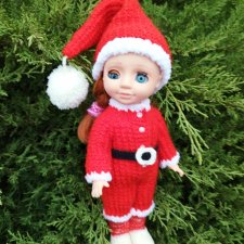 Костюмчик "САНТА" для Асеньки Весна 26 см