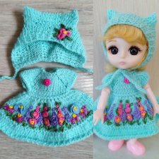 Новый комплектик для баболечки ростом 16 см  "Мальвы"