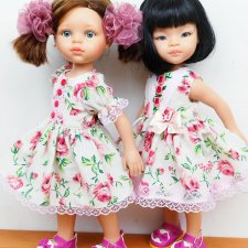 Новенькие платья с розочками для паолочек