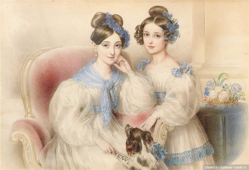 Сёстры в одинаковых платьях (фото 2)