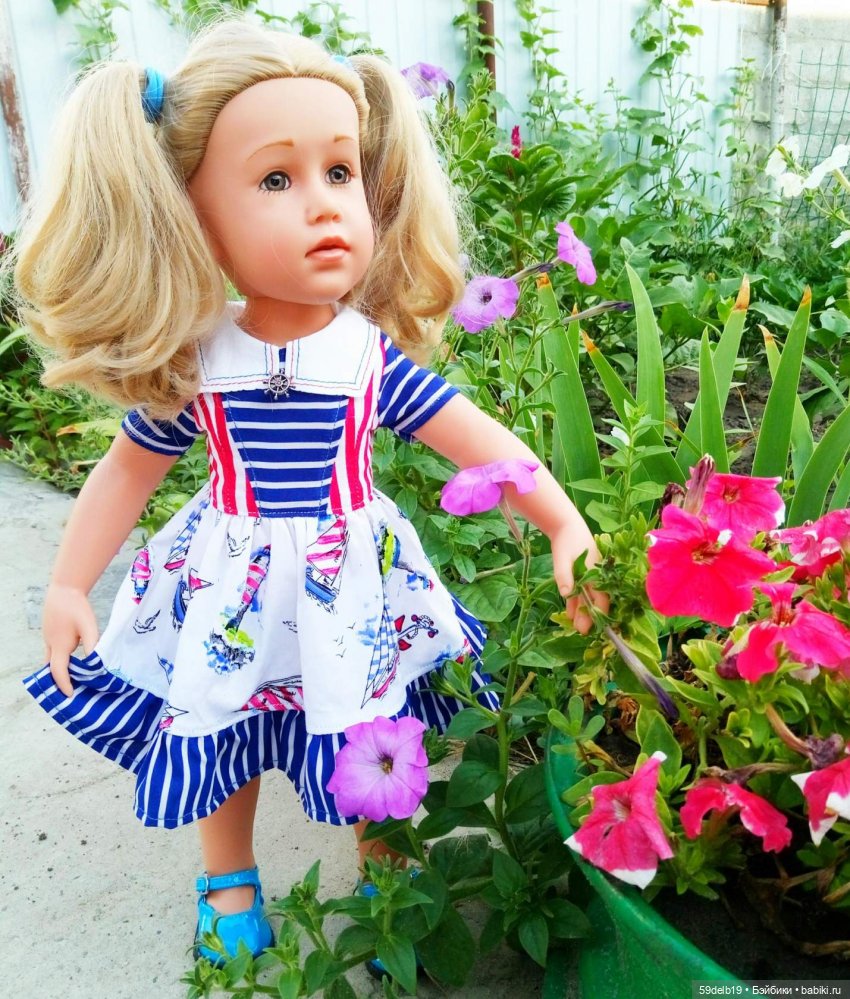 Июльские цветы — Одежда и обувь для кукол своими руками: фото (фото 10)