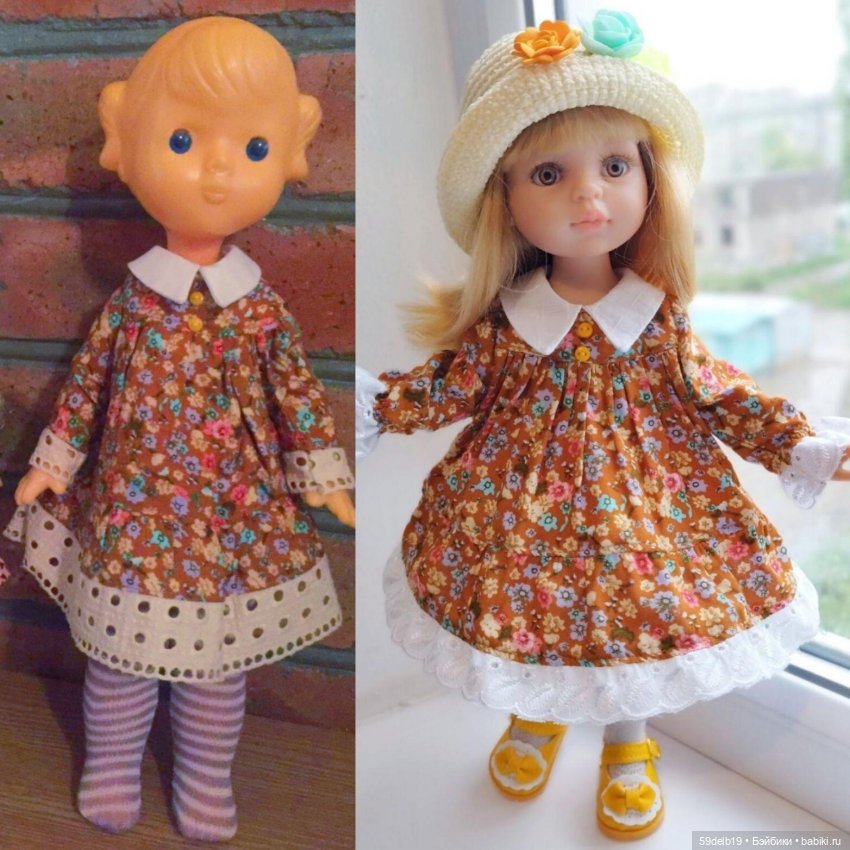 Платье для паолочки — Одежда и обувь для кукол своими руками: фото