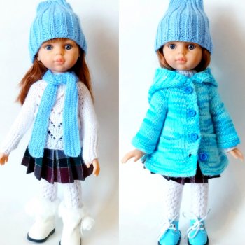 Коллекция нарядов осенне-зимнего сезона для кукол Паола Рейна 32-34 см