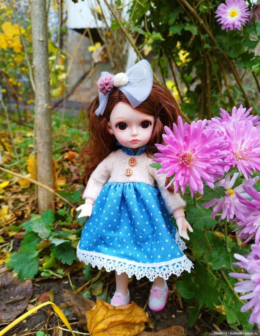 Бесплатная выкройка платья для шарнирной куклы 30 см (не БЖД)