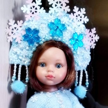 Наряд "СНЕГУРОЧКА" для кукол паола рейна