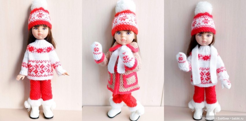 вязаная и шитая одежда для кукол вязаная и шитая одежда для кукол