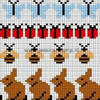 Весенне - летние жаккарды: фрукты, цветочки, мотылёчки