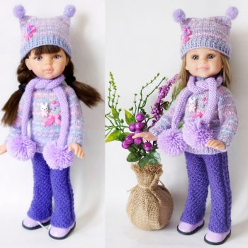 Костюм для паолочки в сиреневых тонах