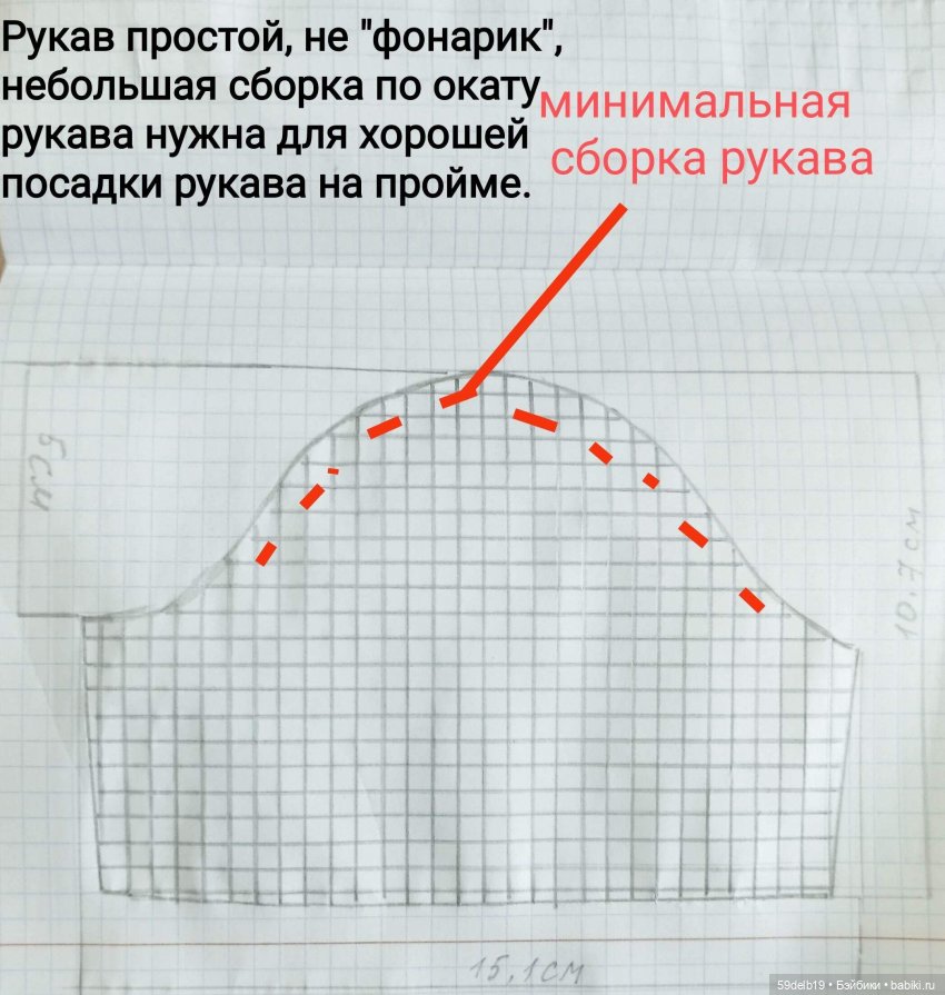 Выкройка для ГОТЦ 50 см кофта