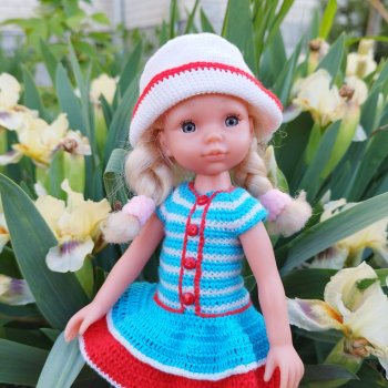 Полинка и апрельские цветы