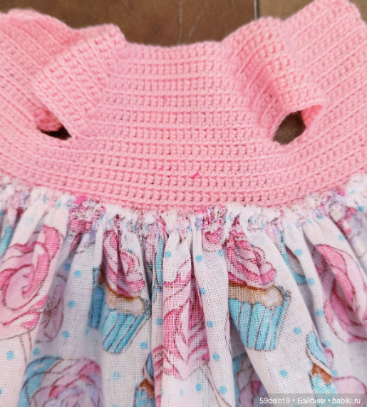Бесплатный экспресс мастер-класс по изготовлению летнего комбинированного платья для кукол паола рейна (фото 5)
