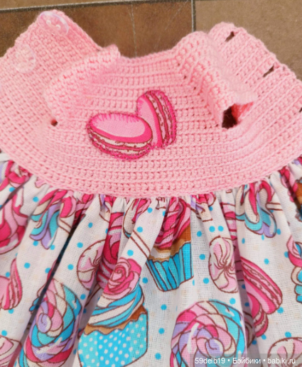 Бесплатный экспресс мастер-класс по изготовлению летнего комбинированного платья для кукол паола рейна (фото 6)