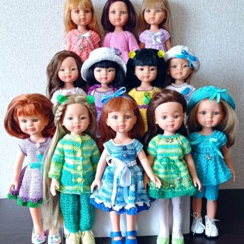 Моя дружная куклосемья