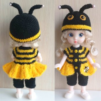 Баболишка Ная  в костюме "Пчёлка"