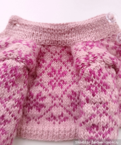 Блиц мастер класс по вязанию свитера с норвежским жаккардом для ПР (фото 7)