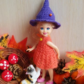 Совсем миниатюрная тыквенная Феечка 🎃🎃🎃