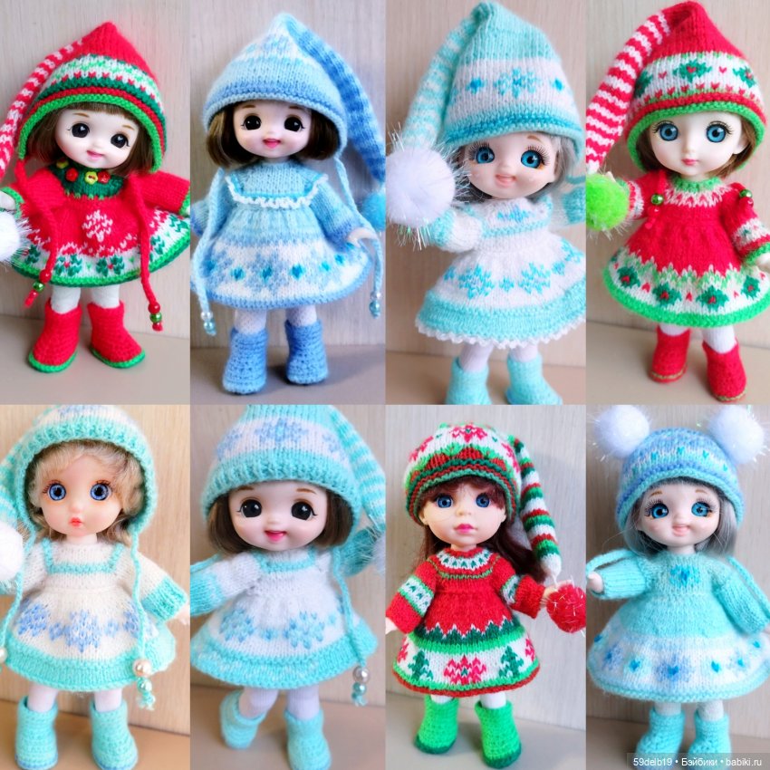 Ещё одна рождественская парочка - Гномушка и Снежинка