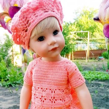 Семейный кукольный альбом: одежда для готц крючком