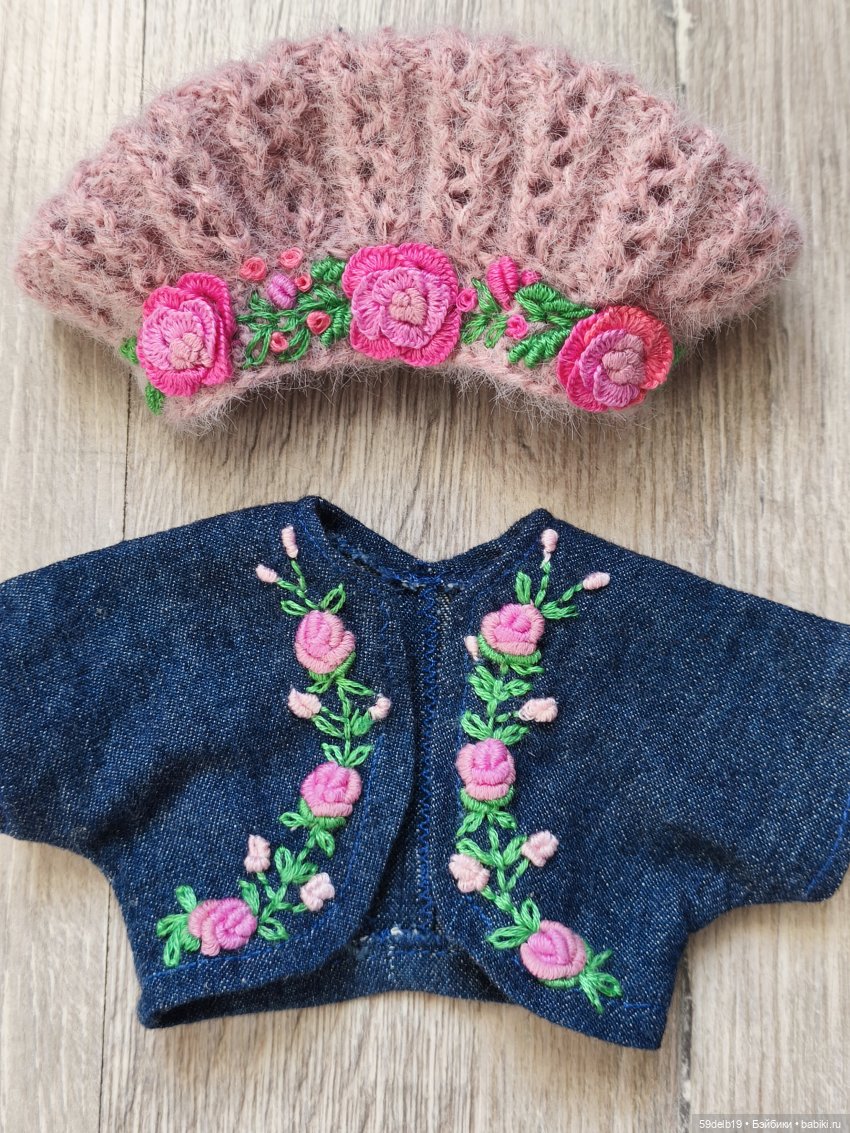 Новое платье, болеро и берет с вышивкой для паолочки (фото 2)