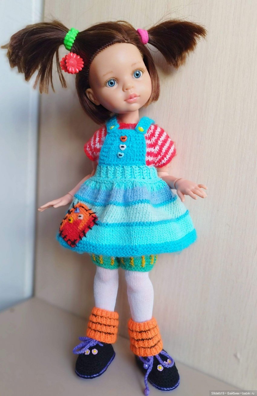 Пальто с кармашками и кепочка для Пеппиты