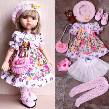 Комплект с розочками 🌹🌹🌹🌹 🌹 для кукол паола рейна #1