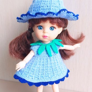 Костюмчик для баболи 15 см "Колокольчик"