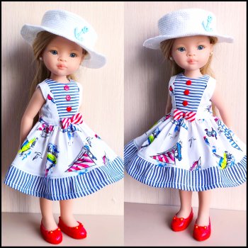 Платье - Морячка для Маники паола рейна