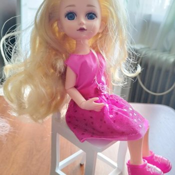 Платье для внучкиной куклы