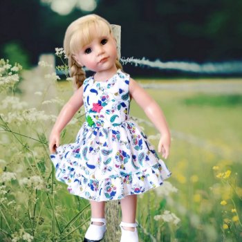 Летний сарафанчик для Ханны 50 см от готц