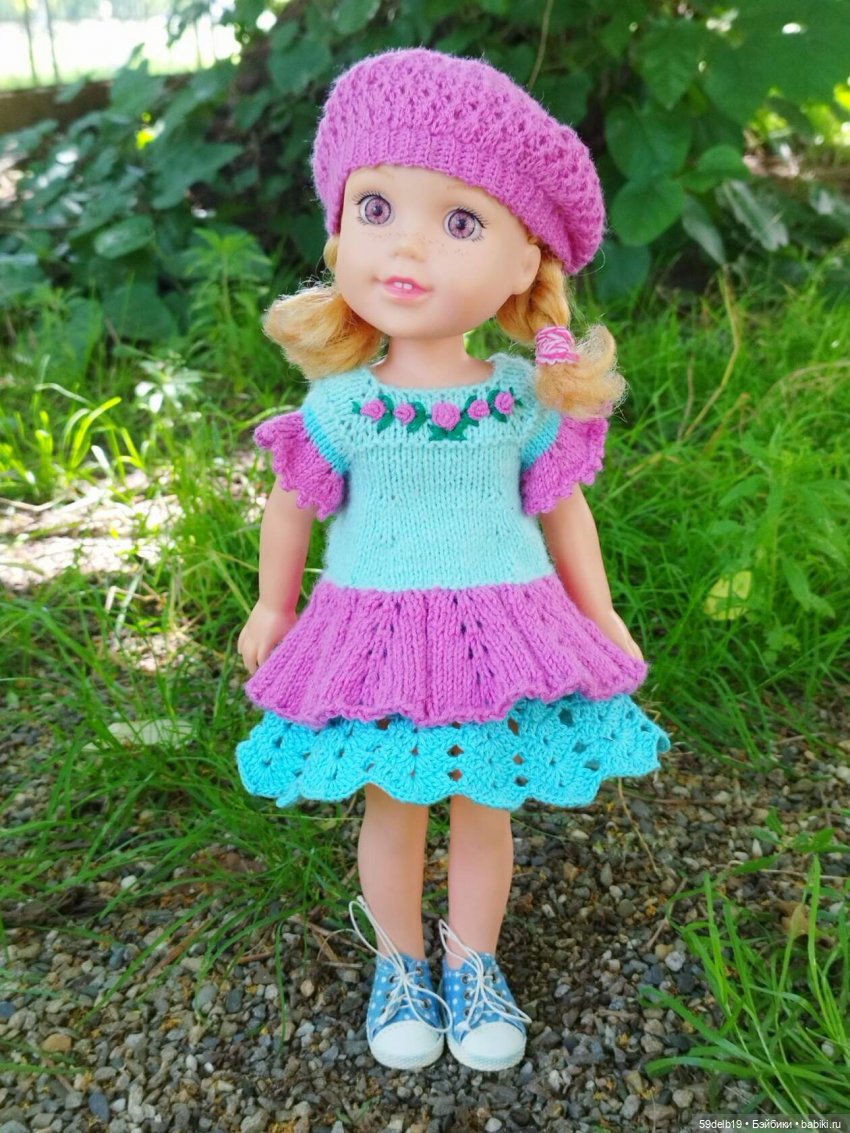 Пополнение гардероба для куклы псевдо Wellie Wishers Willa (Китай 35 см) (фото 6)