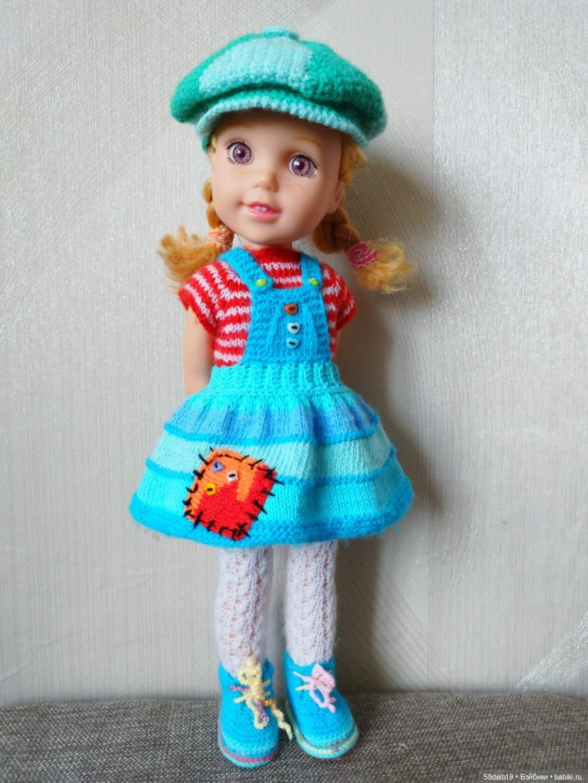 Пополнение гардероба для куклы псевдо Wellie Wishers Willa (Китай 35 см) (фото 2)