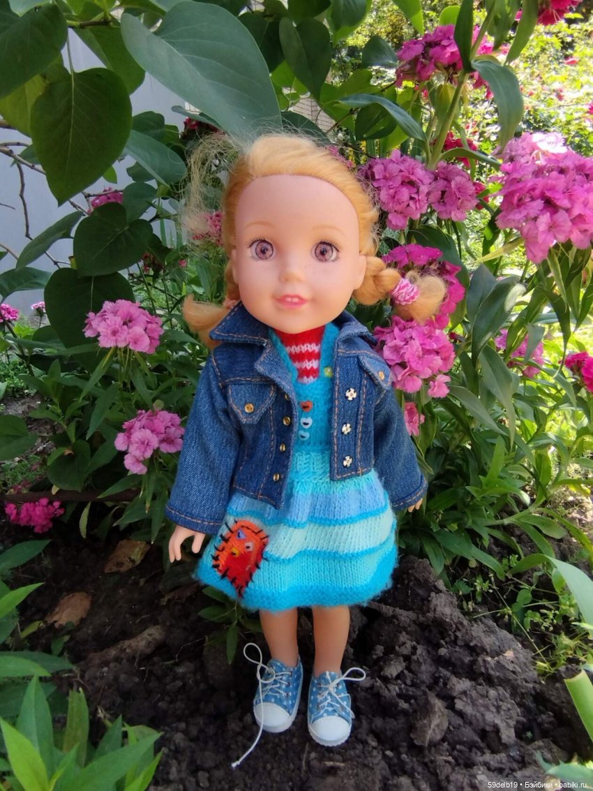 Пополнение гардероба для куклы псевдо Wellie Wishers Willa (Китай 35 см) (фото 5)