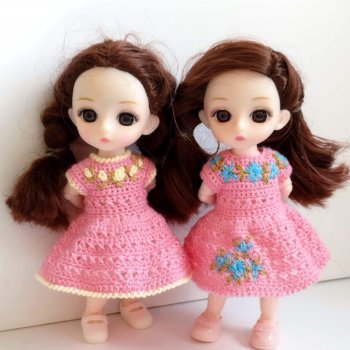 Платье цвета утренней зари для баболи