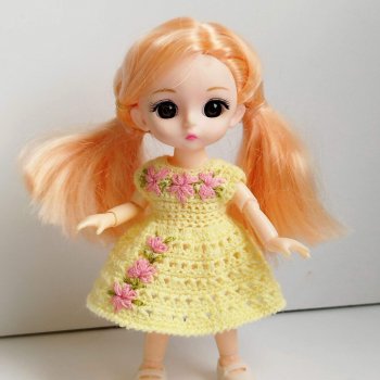 Платье с вышивкой "рококо" для малышки Ириски.