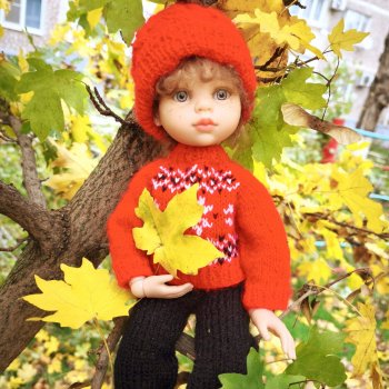 Осенние зарисовки с Анечкой