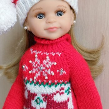 Рождественский комплект с оленями для паолочки