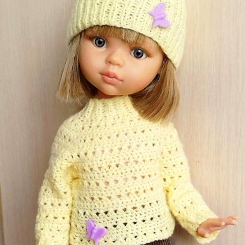 Экспресс МК крючком свитера "Лунная Рапсодия"